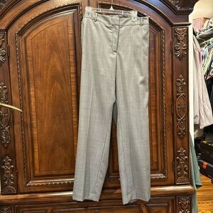 NWT Talbots Black and White Tiny Plaid Pants with Back Elastic, Size 16w